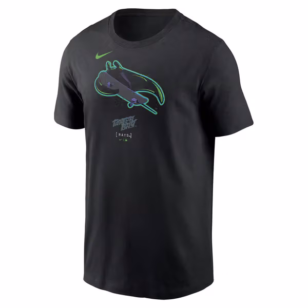 Tampa Bay Rays City Connect Nike MLB T-Shirt Black view 1