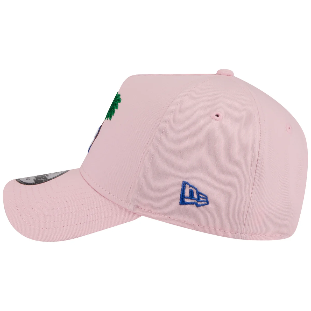 Los Angeles Dodgers Los Angeles Crown the City - Palm - Pink/Pink New Era 9FORTY detail view