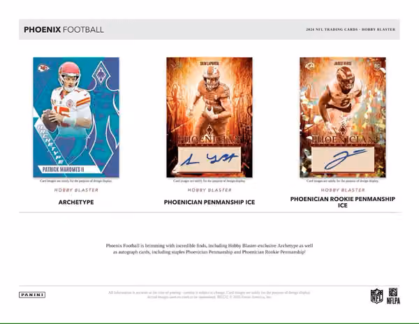 2024 Panini Phoenix Football NFL Blaster Box view 4
