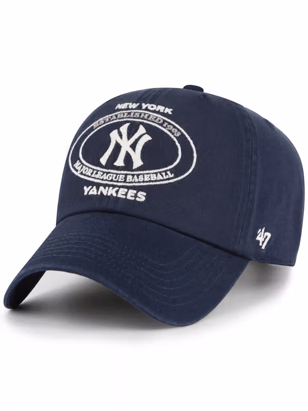 New York Yankees Circle Tone Clean Up Adjustable MLB Cap Navy product photo