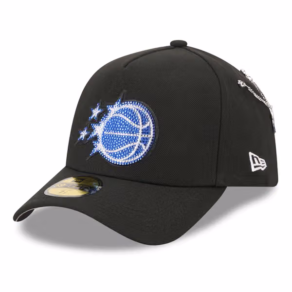 Orlando Magic 2026 NBA Draft On-Stage Crystal 59FORTY A-Frame Fitted Cap Black product photo