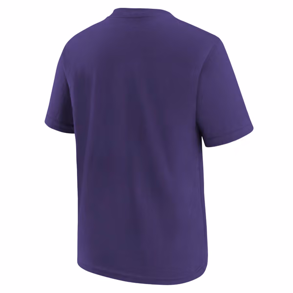 Charlotte Hornets Jordan Jumpman Logo NBA T-Shirt Purple (YOUTH) view 3