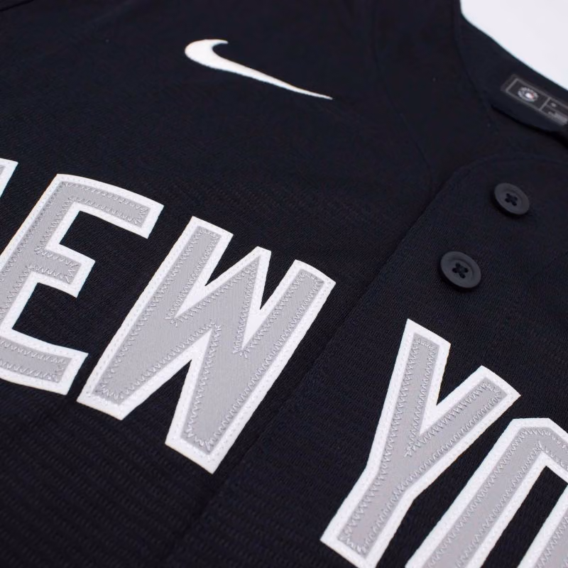 New York Yankees Replica Alternate MLB Jersey Navy view 3