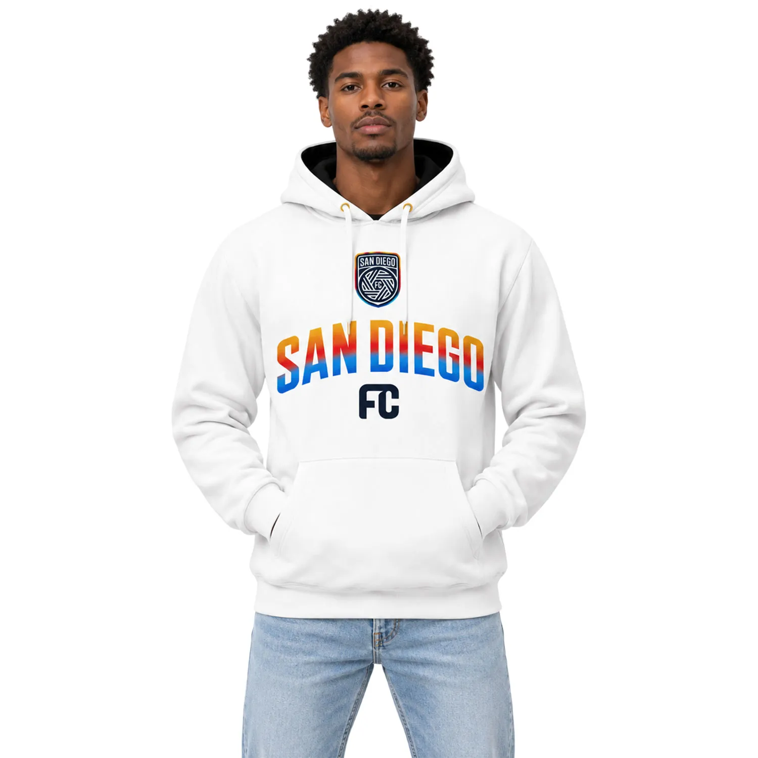 White San Diego Hoodie Ultimate Supporter Fleece Pullover