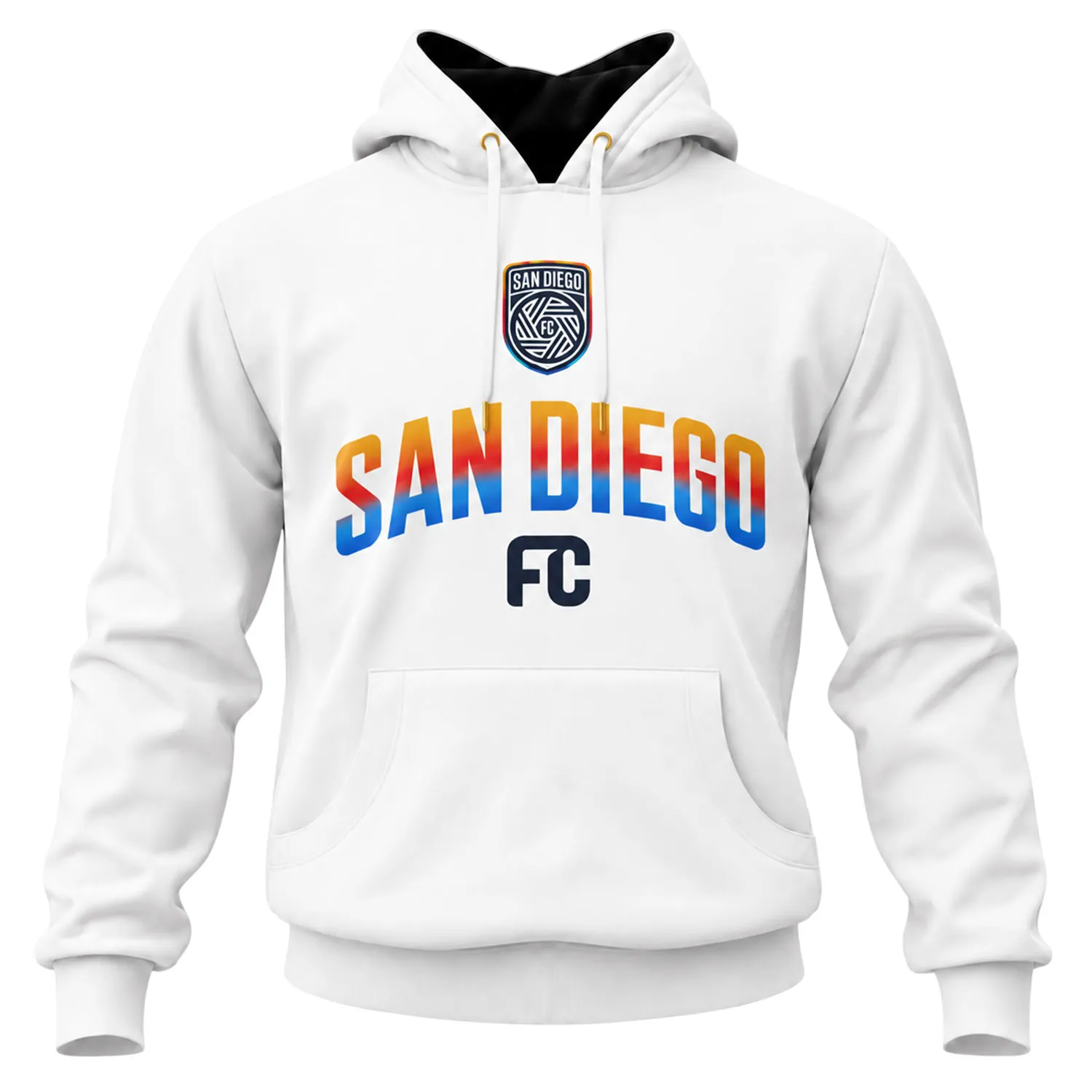 White San Diego Hoodie Ultimate Supporter Fleece Pullover