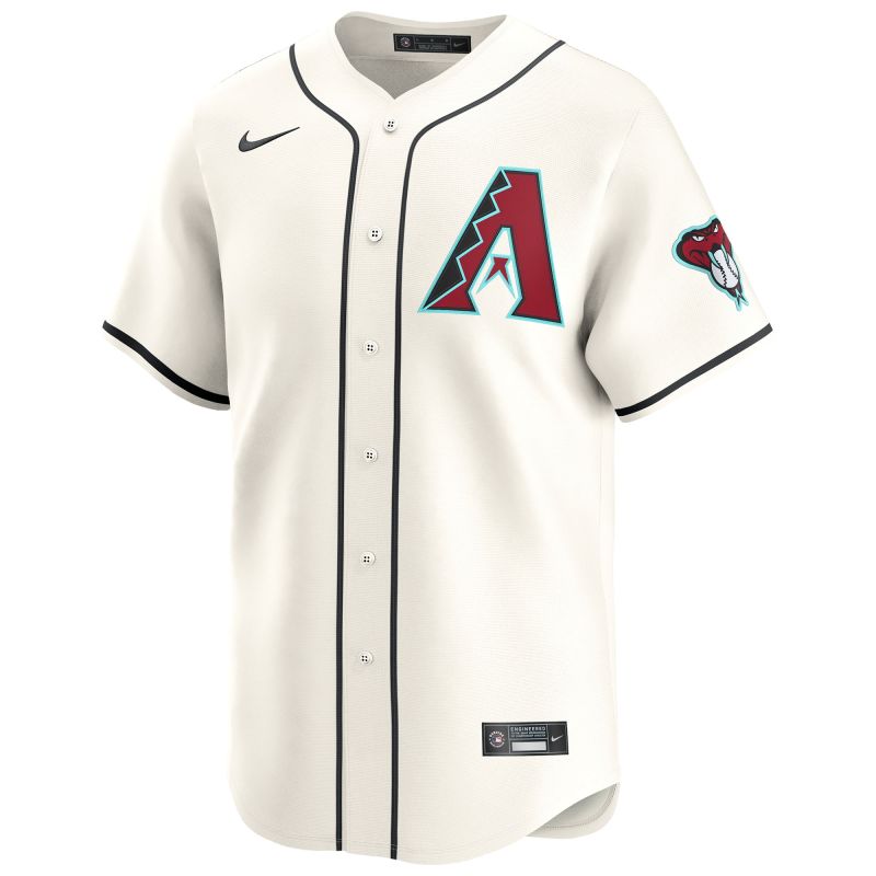 Arizona Diamondbacks Nike Limited MLB Baseball Jersey Home Cream view 1